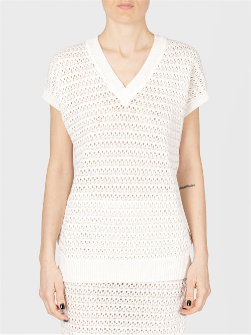 Cotton sweater with sequins FABIANA FILIPPI | MAD275F272L3530142